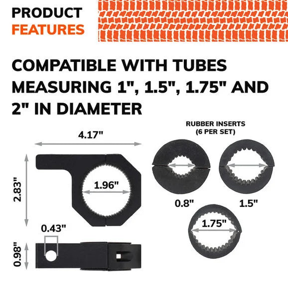 Load image into Gallery viewer, Sylvania 2INCLAMP.BX Tube Mount Clamp Brackets
