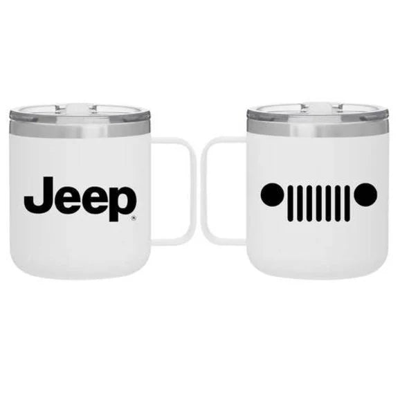 Jeep Merchandise Jeep Logo Powder Coated Camper Mug