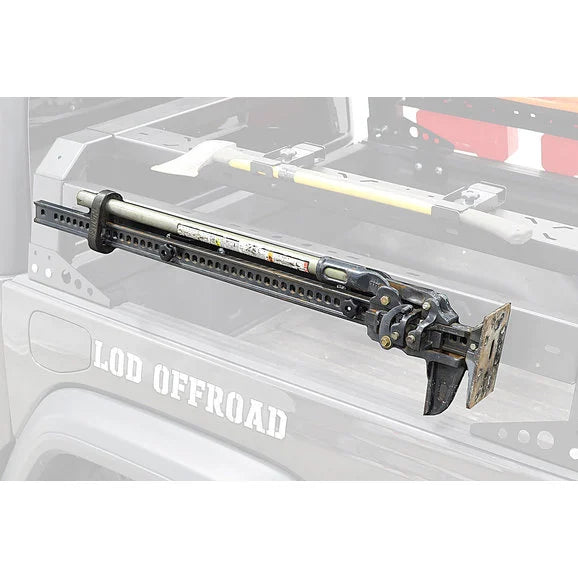 LoD Offroad JHL2021 Black Ops Bed Rack Hi-lift Jack Mounts for 20-24 Jeep Gladiator JT