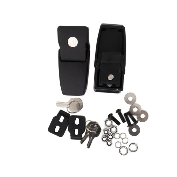 Load image into Gallery viewer, Rampage Products 76337 Locking Hood Catch Kit for 18-24 Jeep Wrangler JL &amp; Gladiator JT
