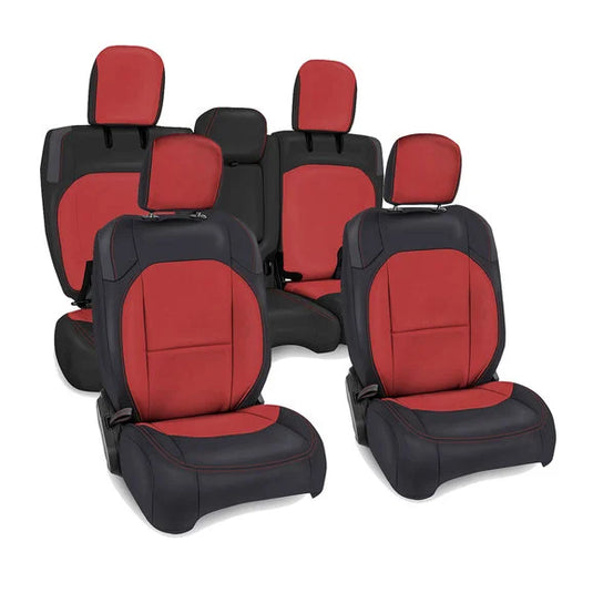 PRP Seats Vinyl Front & Rear Seat Cover Sets for 18-23 Jeep Wrangler JL Unlimited