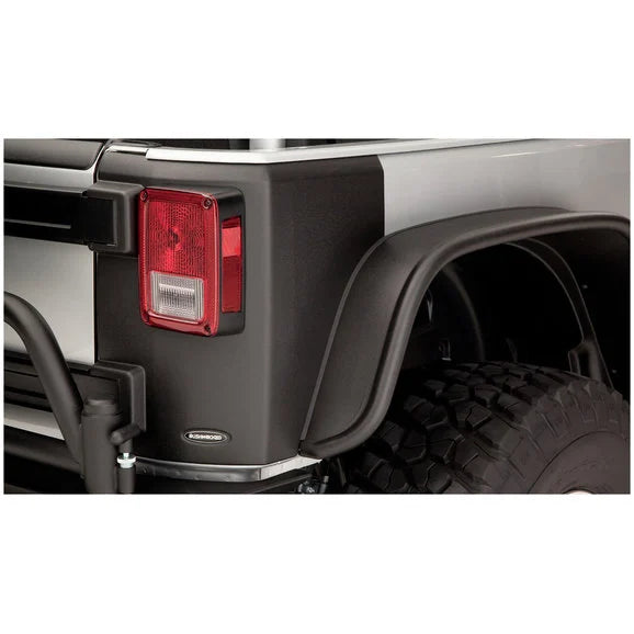 Bushwacker 14009 TrailArmor Rear Corners Guards for 07-18 Jeep Wrangler JK 2 Door