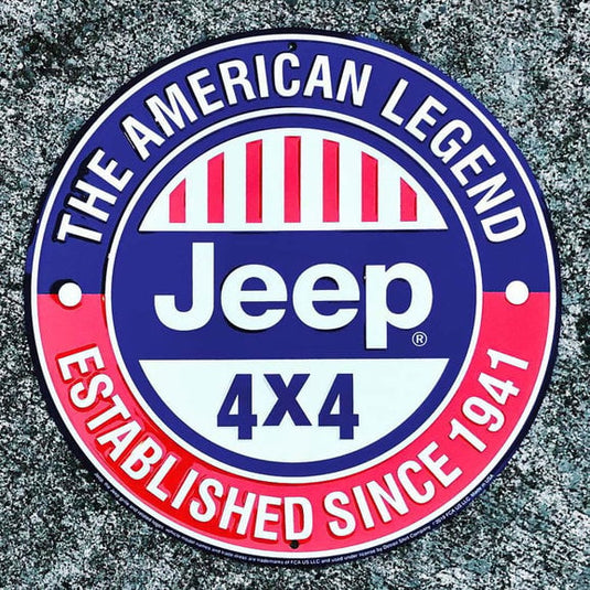 Jeep Merchandise Jeep- The American Legend 12" Sign