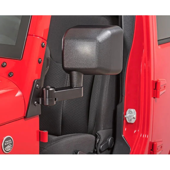 Load image into Gallery viewer, Quadratec Automatic Billet Aluminum Mirror Movers for 07-18 Jeep Wrangler JK
