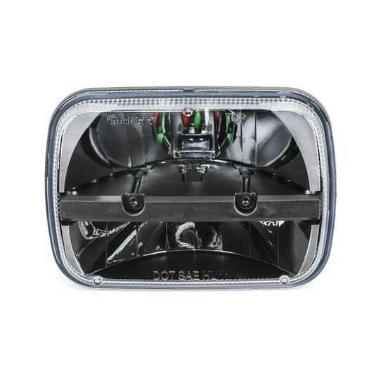 Truck-Lite 55003 5" x 7" Rectangle LED Headlight Kit by Rigid Industries for 84-01 Jeep Wrangler YJ, Cherokee XJ and Comanche MJ