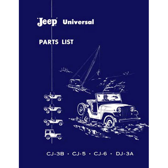 Bishko Automotive Literature Factory Authorized Parts Catalog for 41-73 Vintage Jeeps