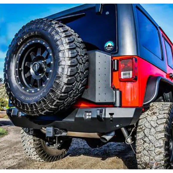 Load image into Gallery viewer, Westin WJ2 Rear Bumper with Tire Carrier for 18-24 Jeep Wrangler JL
