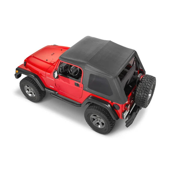 Load image into Gallery viewer, QuadraTop Adventure Top Fastback Conversion Soft Top for 97-06 Jeep Wrangler TJ
