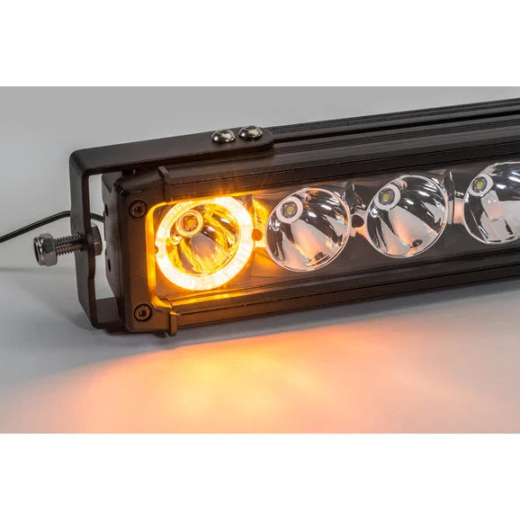 Load image into Gallery viewer, Quadratec J5 LED Light Bar with Windshield Mounting Brackets for 18-24 Jeep Wrangler JL &amp; Gladiator JT
