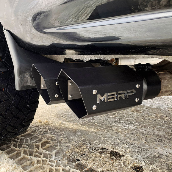 Load image into Gallery viewer, MBRP 4&quot; Universal Black Series Hex Exhaust Tip with MBRP Logo
