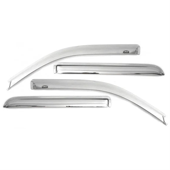 AVS 684252 Window Deflector Ventvisor Stick-On 4pc. Set in Chrome for 11-19 Jeep Grand Cherokee WK