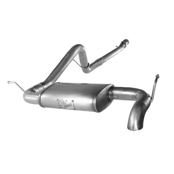 Load image into Gallery viewer, aFe Power 49-46214 Mach Force XP Hi-Tuck 2.5&quot; Cat-Back Exhaust for 12-18 Jeep Wrangler JK 2 Door with 3.6L
