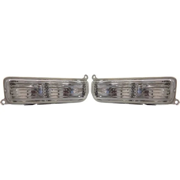 Anzo USA Bumper Lights in Chrome for 97-01 Jeep Cherokee XJ