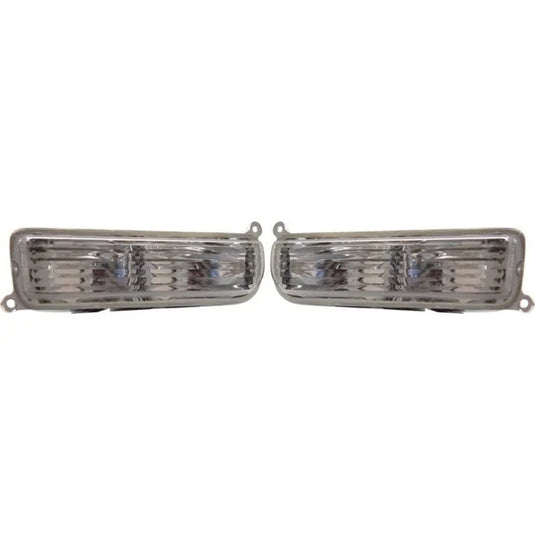 Anzo USA Bumper Lights in Chrome for 97-01 Jeep Cherokee XJ