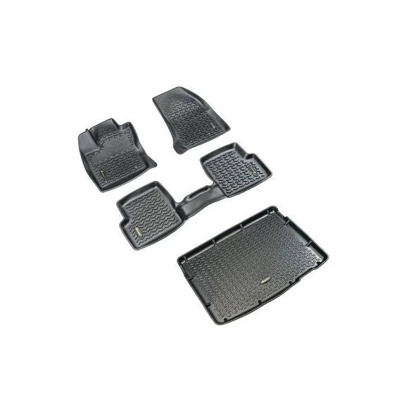 Load image into Gallery viewer, Quadratec Ultimate All Weather Floor Liner Triple Combo for 15-23 Jeep Renegade
