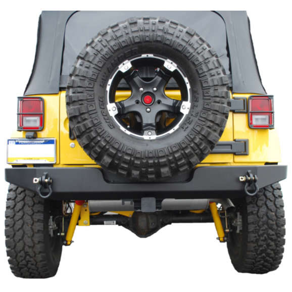 Load image into Gallery viewer, HyLine OffRoad 400200110 Standard Rear Bumper for 07-18 Jeep Wrangler JK
