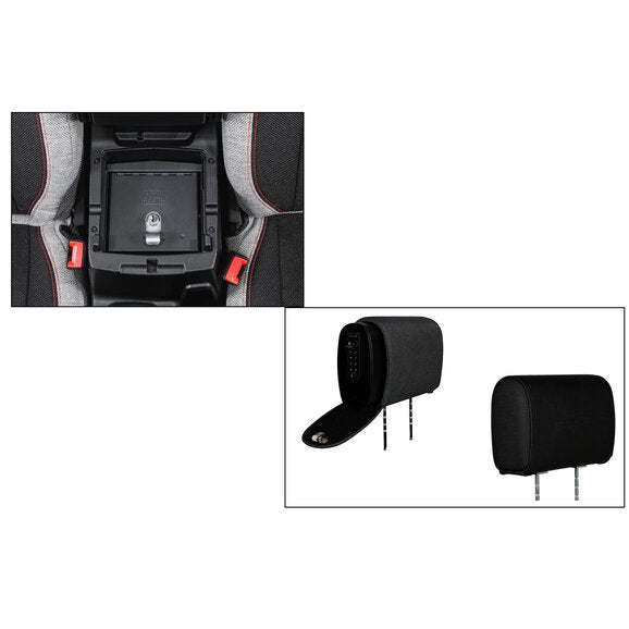 Load image into Gallery viewer, Tuffy Security Console Insert with Headrest Safe Slide for 18-24 Jeep Wrangler JL &amp; Gladiator JT
