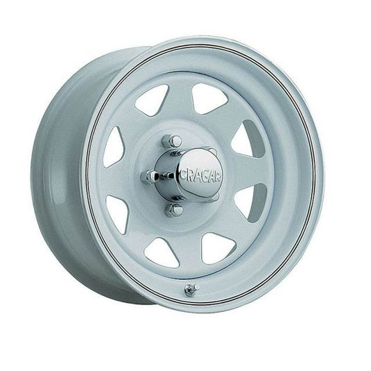 Cragar Series 310 White Nomad I Wheel for Jeep Vehicles with 5x5.5 Bolt Pattern