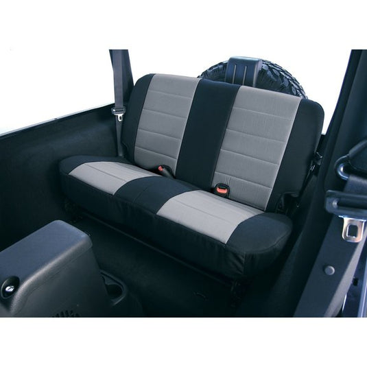 Rugged Ridge Neoprene Custom-Fit Rear Seat Cover for 80-95 Jeep CJ-5, CJ-7, CJ-8 Scrambler & Wrangler YJ