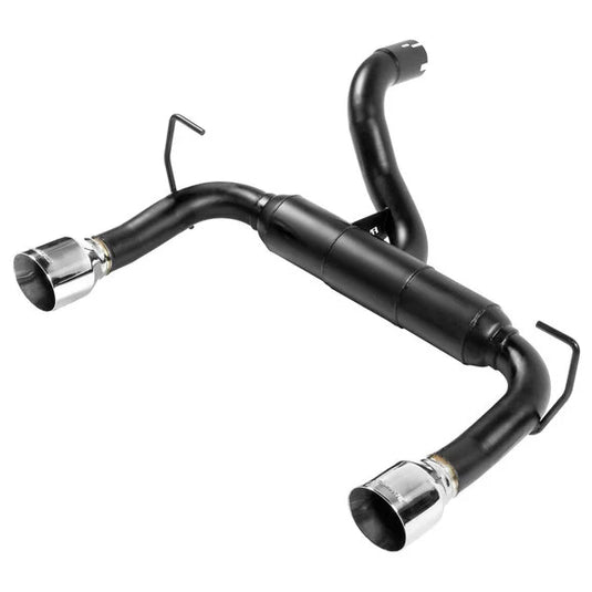 Flowmaster 817840 Outlaw Dual Axle Back Exhuast Kit with Polished Tips for 18-24 Jeep Wrangler JL with 3.6L