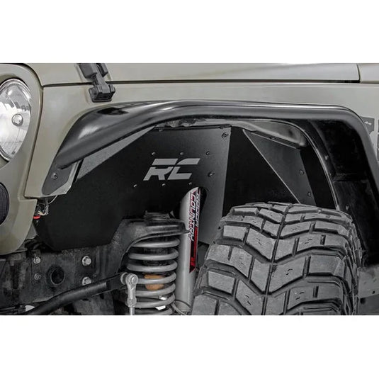 Rough Country 10511 Front & Rear Inner Fender Liners for 07-18 Jeep Wrangler JK