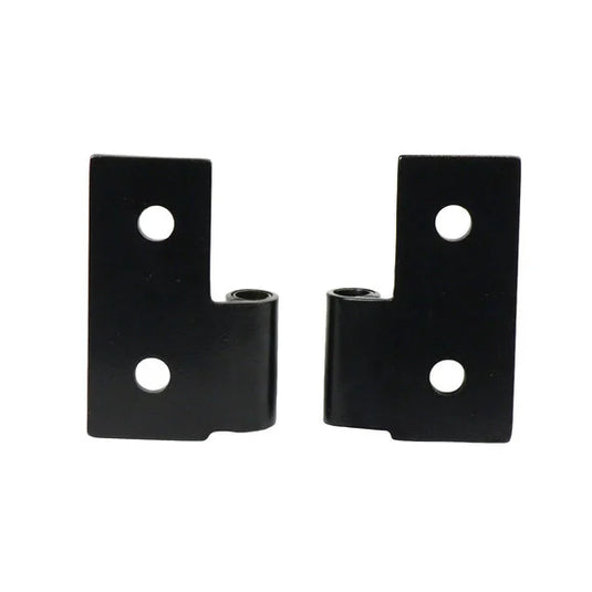 Kentrol Stainless Steel Lower Door Hinge Brackets for 76-06 Jeep CJ & Wrangler YJ, TJ, Unlimited