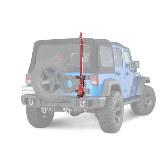 Rugged Ridge 11586.08 Off Road Jack Mounting Bracket Kit for 07-18 Jeep Wrangler JK with Spartacus Hinge Reinforcement