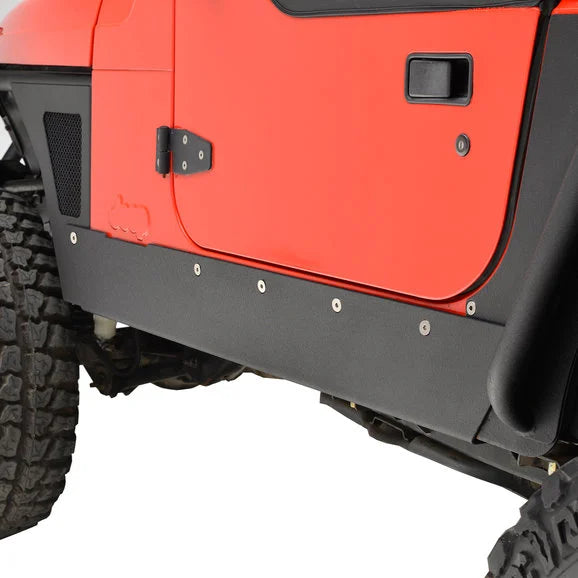 Load image into Gallery viewer, Paramount Automotive 51-0039 Heavy Duty Rocker Guards for 97-06 Jeep Wrangler TJ
