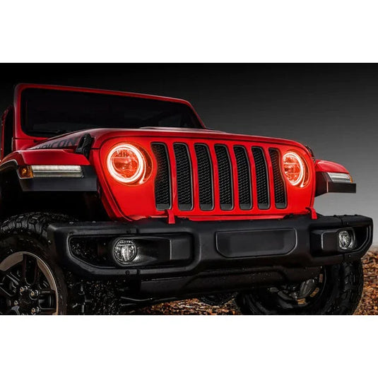 Oracle Lighting ColorSHIFT® RGB+W Headlight DRL Upgrade Kit for 18-24 Jeep Wrangler JL