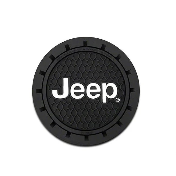 Load image into Gallery viewer, Plasticolor 000652R01 Jeep Logo Cup Holder Coaster  for Jeep Vehicles
