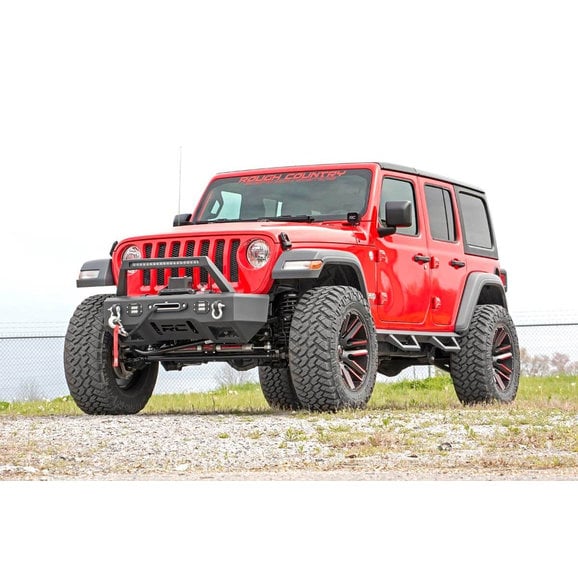 Load image into Gallery viewer, Rough Country 90769A Contoured Drop Steps for 18-24 Jeep Wrangler JL Unlimited
