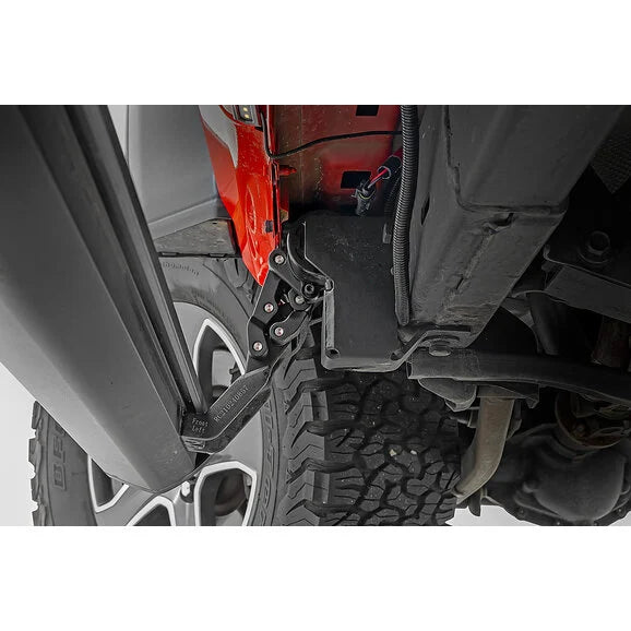 Load image into Gallery viewer, Rough Country PSR610430 Running Boards for 18-24 Jeep Wrangler JL Unlimited 4-Door
