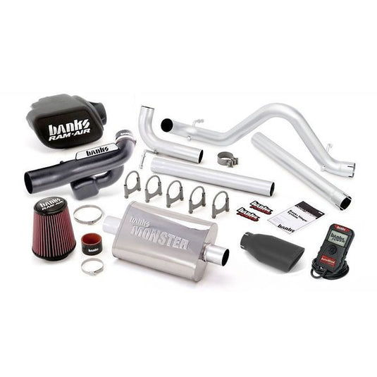 Banks Power Stinger Exhaust System with AutoMind Programmer for 12-15 Jeep Wrangler JK With 3.6L