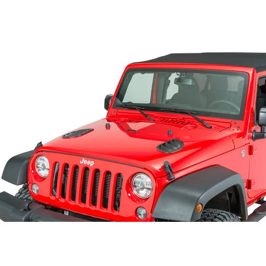 Daystar KJ71048BK Side Hood Vents for 07-18 Jeep Wrangler JK