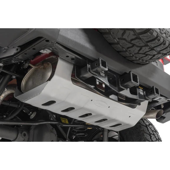 Load image into Gallery viewer, Quadratec Aluminum Modular Muffler Skid Plate for 07-18 Jeep Wrangler JK
