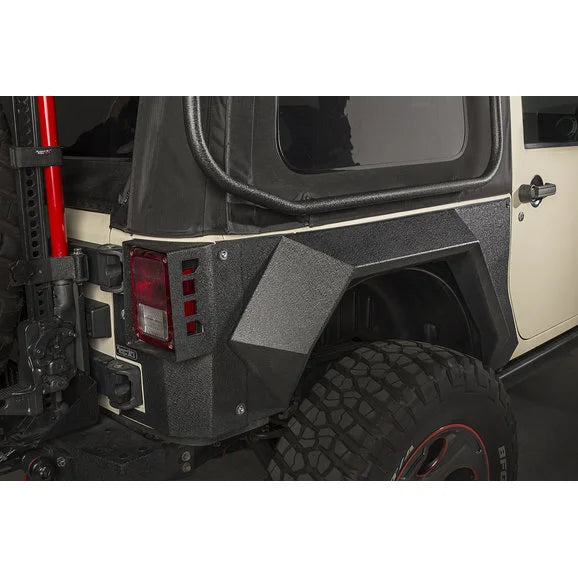 Rugged Ridge XHD Rear Armor Fenders for 07-18 Jeep Wrangler JK