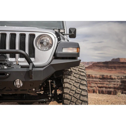 Rugged Ridge 11540.31 HD Full Width Front Bumper for 07-24 Jeep Wrangler JL, JK & Gladiator JT