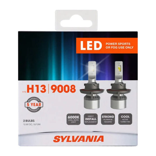 Sylvania H13SL.BX2 #H13 LED Fog & Powersports Bulb 2 Pack