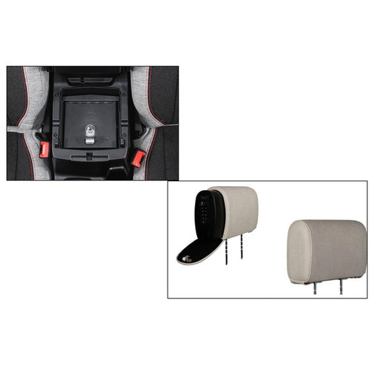 Tuffy Security Console Insert with Headrest Safe Slide for 18-24 Jeep Wrangler JL & Gladiator JT