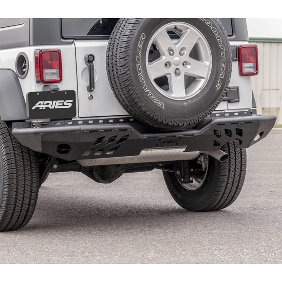 Load image into Gallery viewer, Aries 2082038 TrailChaser Rear Bumper for 07-18 Jeep Wrangler JK
