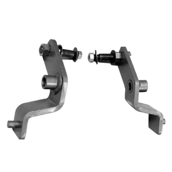 Load image into Gallery viewer, Mountain Off-Road 9950 Rear Upper Shock Mounts in Bare Steel for 87-95 Jeep Wrangler YJ
