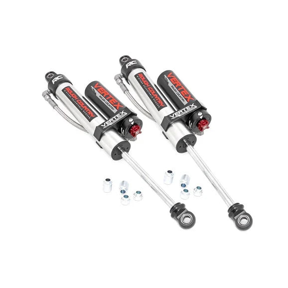 Load image into Gallery viewer, Rough Country Rear Adjustable Vertex Shocks for 18-24 Jeep Wrangler JL
