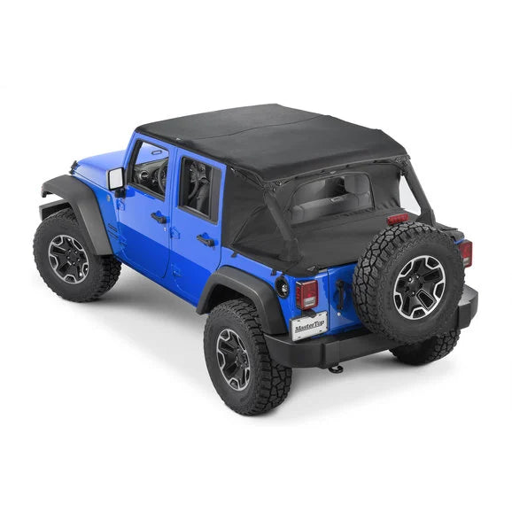 MasterTop Ultimate Summer Combo Tops in MasterTwill® Fabric for 07-18 Jeep Wrangler JK Unlimited 4 Door