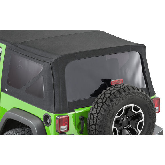 Load image into Gallery viewer, MasterTop Complete Replacement Soft Top Window Kits for 07-18 Jeep Wrangler JK 2-Door with Original Factory Soft Top
