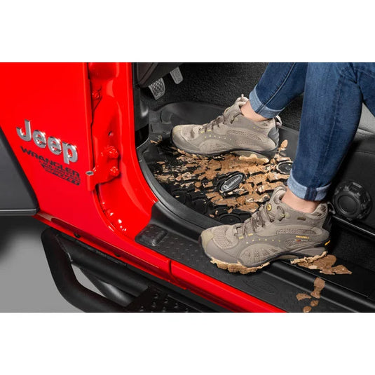 Quadratec Ultimate All Weather Floor Liners for 18-24 Jeep Wrangler JL Unlimited