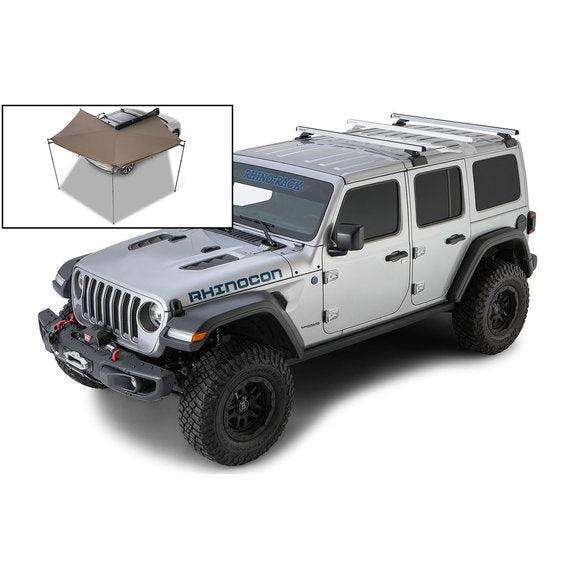 Load image into Gallery viewer, Rhino-Rack HD 59&quot; 2-Bar Backbone Roof Rack for 18-24 Jeep Wrangler JL Unlimited with Hardtop
