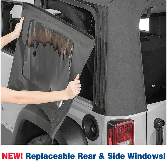 Load image into Gallery viewer, QuadraTop Gen II Complete Soft Top in Black Diamond for 07-18 Jeep Wrangler JK
