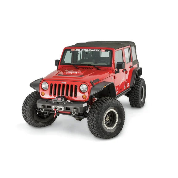 Load image into Gallery viewer, WARN 101410 Elite Series Front Stubby Bumper for 07-18 Jeep Wrangler JK
