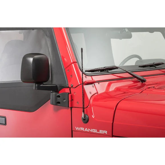 Load image into Gallery viewer, Quadratec 16&quot; Hi Performance AM/FM Stubby Antenna for 87-06 Jeep Wrangler YJ &amp; TJ
