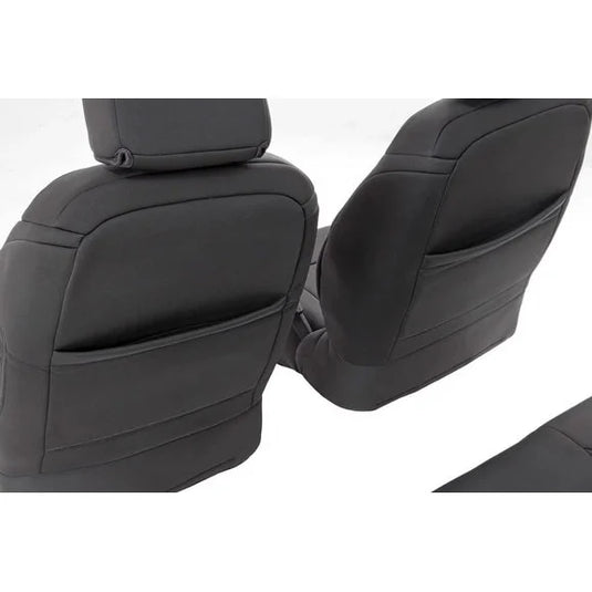 Rough Country 91004 Front & Rear Seat Covers for 13-18 Jeep Wrangler Unlimited JK